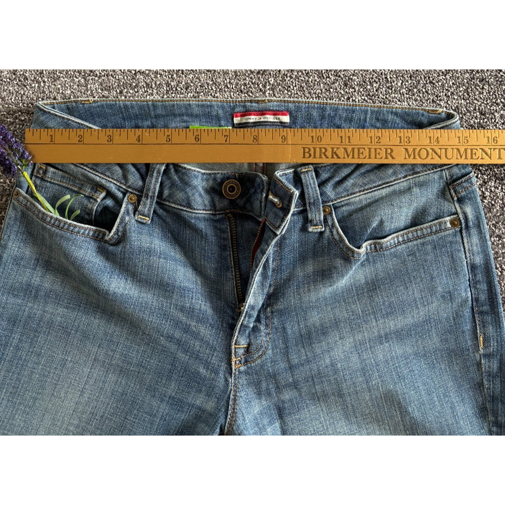 VTG Tommy Hilfiger Jeans Women's 6R (29x30) Blue Boyfriend Fit Y2K Bootcut Denim - Picture 3 of 16